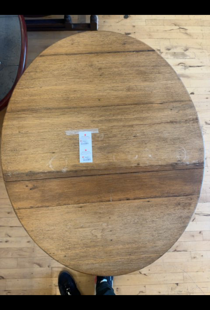 Engelsk klapbord - barokstil, egetræ